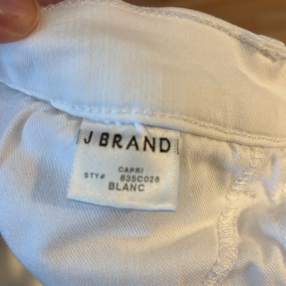 J BRAND capri white pants - Picture 4 of 5